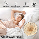 Stille Kvarts Väggklocka med Träram Carvallo