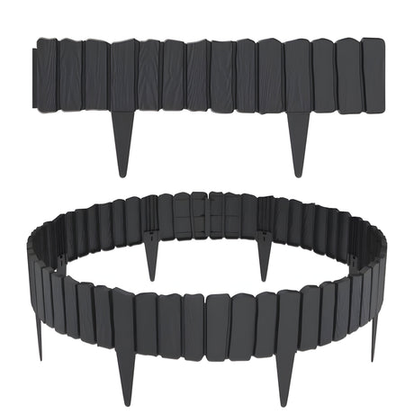 TerraEdge - Gräskanter Plast med Pålar Carvallo