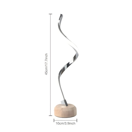 LumaCurve Lampa - Modern LED-skrivbords-lampa Carvallo