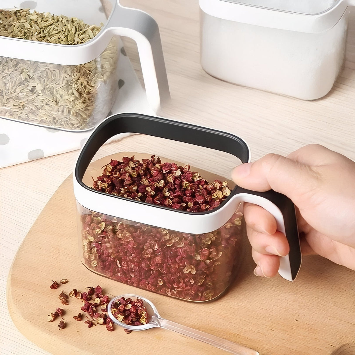 Carvallo – Multifunktionell väggmonterad förvaringslåda för kryddor och kryddor Carvallo