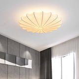 Stoffen Flushmount Plafondlampa - Modern Design Vit Carvallo