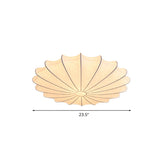 Stoffen Flushmount Plafondlampa - Modern Design Vit Carvallo