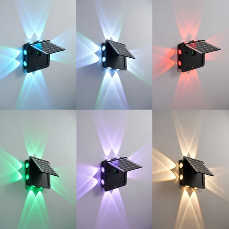 Carvallo GlowWall Solvägglampa | Färgbyte & Varmvit | Väderbeständig & Trådlös | 1800 mAh Batteri Carvallo