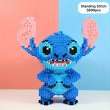 Stitch 3D Byggpussel – Färggällig och Detaljerad Modell för Kreativa Byggare Carvallo