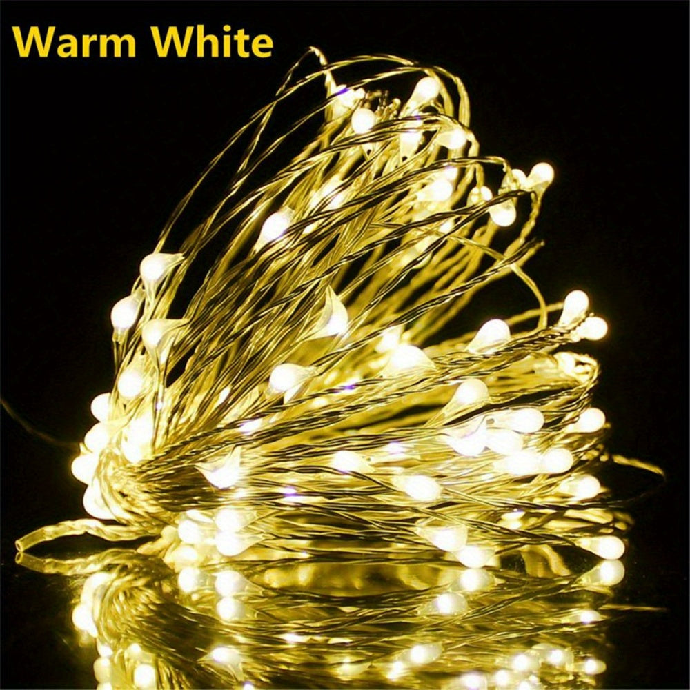 TwinkleWire - USB LED Koppartråd Ljuslina, Flerfärgad Dekoration Carvallo