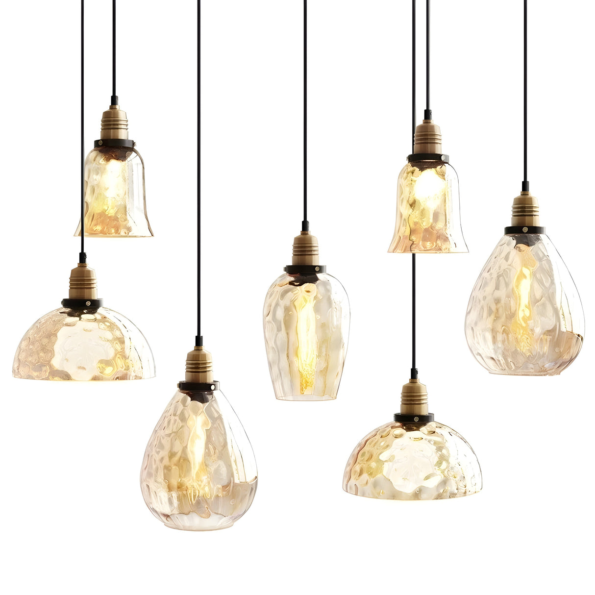 AmberLuxe Light – Industriell Loftstil LED Pendellampa Carvallo