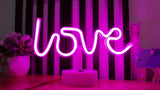 NeonLiefde - LED Neon Bordslampa för Sovrum och Festdekoration Carvallo