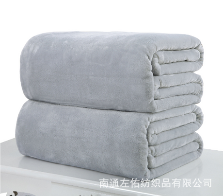 Rektangel Mjuk varm filt-Bellasverige-Ljusgrå-180x200cm-Hemnix