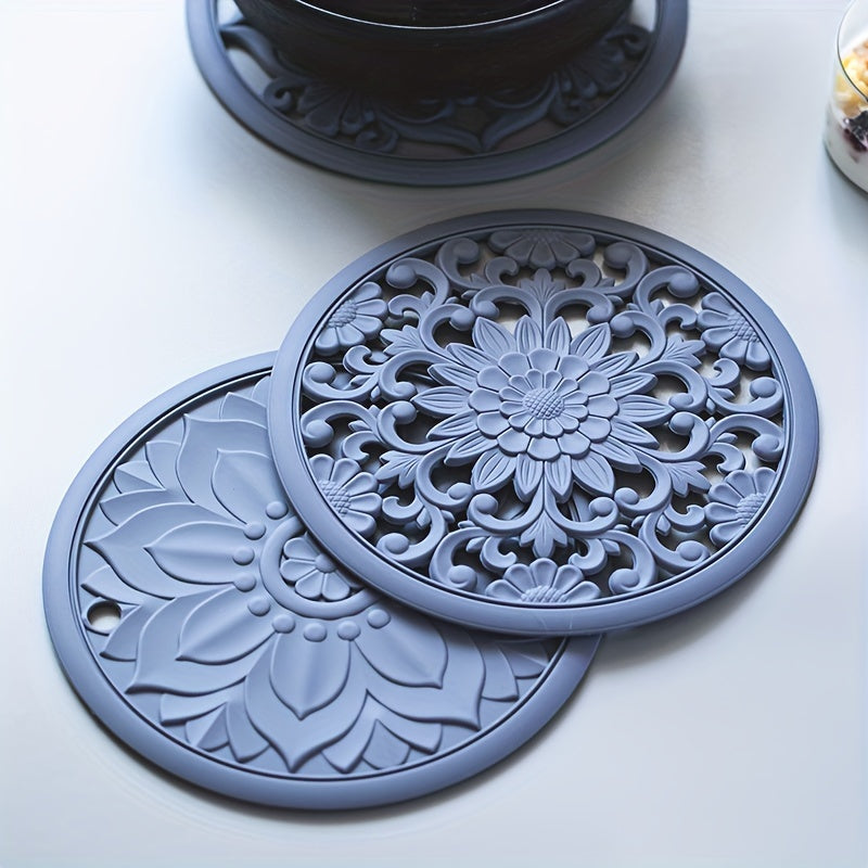 Värmebeständig silikon trivett mat set Carvallo
