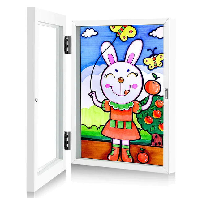 ForeverFrame® Ram för barns konst (2st)-0-Hemnix-✔ Gratis frakt på denna vara-Vit-2st ForeverFrame® för 449kr-Hemnix
