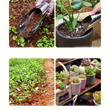 Rostfritt stålspade för blomjord – Robust planteringsspade för trädgård och balkong Carvallo