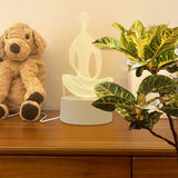 ZenLight - 3D Yoga Nattlampa med USB-anslutning Carvallo