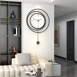 QuietTick - Minimalist round wall clock with clear numbers and silent movement Carvallo