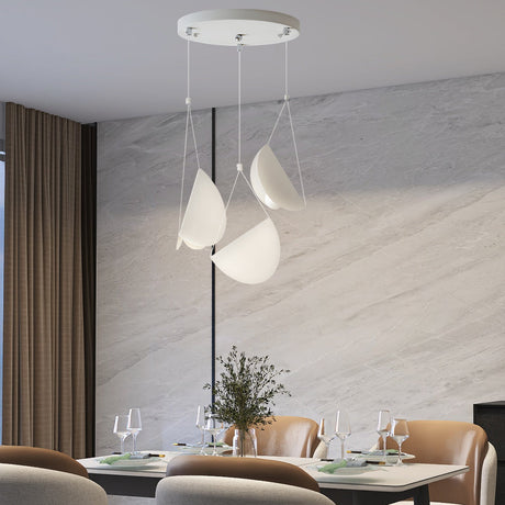 1/3/6-Ljus Minimalistisk Linje Vit Glider Taklampa Carvallo