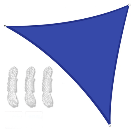 Triangulärt Vattentät Solsegel-Kök-BB-Blå-200x200x200 cm-Hemnix