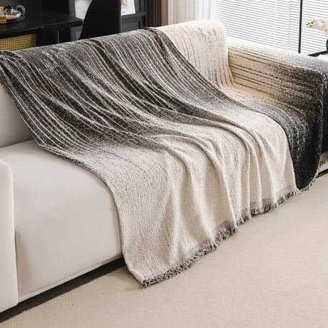 Neutral Tone Chenille Sofabedcover Carvallo