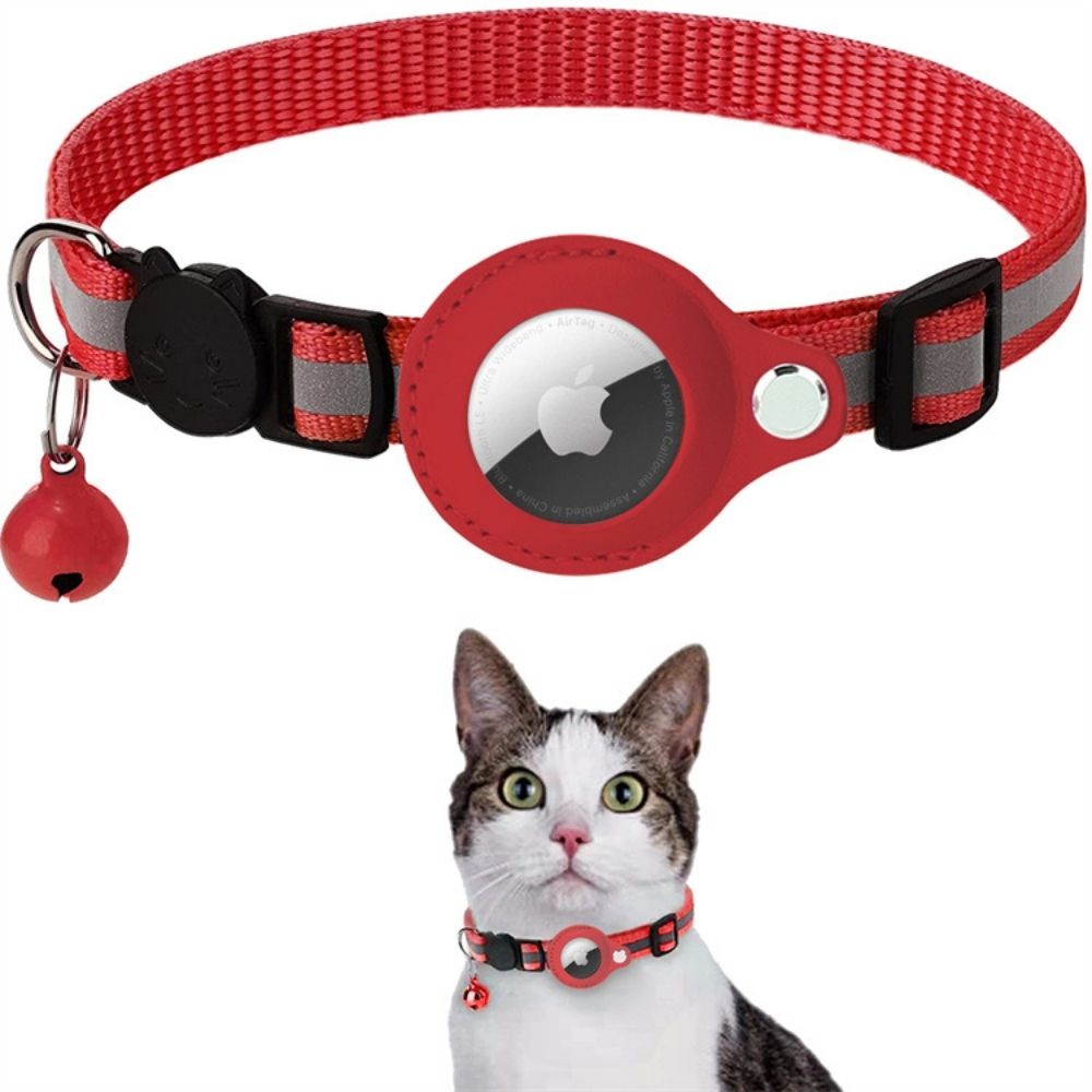 Reflekterande halsband för katt – justerbar säkerhetsrem för synlighet och komfort i mörker MILA Sverige