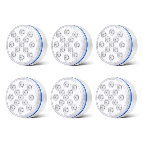 RoyaleGlow Färgglada Nedsänkbara LED Poolfestljus Carvallo