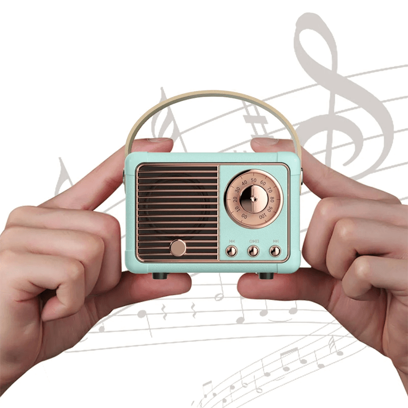 Mini Bluetooth-högtalare i Vintagestil-Kök-BB-Hemnix