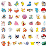 Poke Klistermärken Set – 50 Unika Stickers för Samlare och Fans-Övriga Leksaker-BB-Hemnix