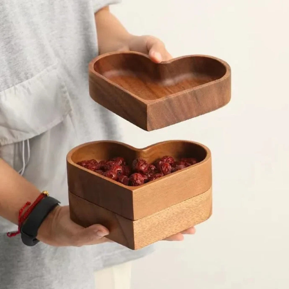 Rustic Heart Snack Tray Collection | 4st Carvallo