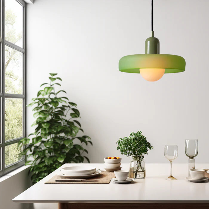 Bauhaus Inspired Colorful Glass Pendant Lamp Carvallo