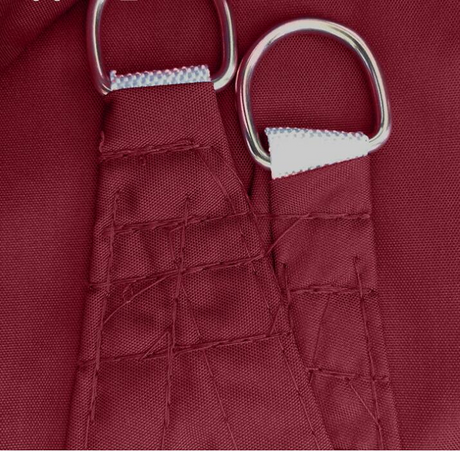 Rektangulärt solskydd – UV-beständigt solskyddssegel med rep Carvallo