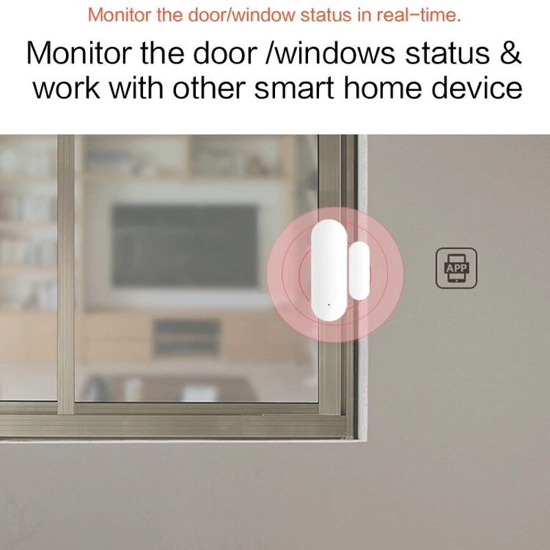 Smart Dörrsensor med WiFi och Bluetooth-Smarta Hem Dörrsensor-BB-Hemnix