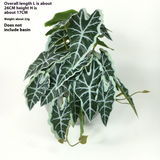 Kunstgjord hängväxt för naturlig dekoration inomhus och utomhus Carvallo