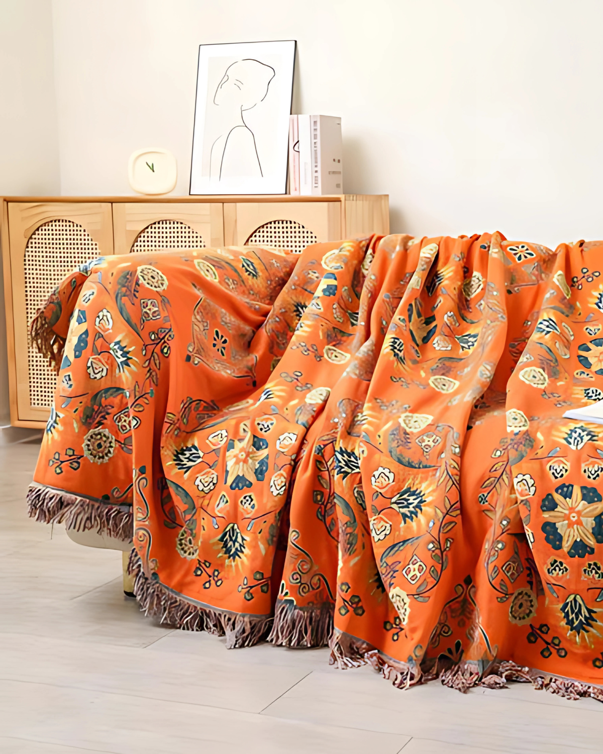 Carvallo – Lyxig Bomull Fil med Varm Marigold Nyans & Bohemisk Charm Carvallo