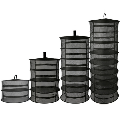 Hopfällbar torkställning i nät – Flerskiktad hängbricka för frukt, grönsaker och örter MILA Sverige