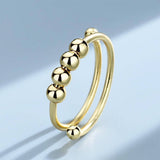 Rotera fritt Lugnande Fidget Ring-Jewelry for women-Bellasverige-Guld-Hemnix