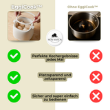 Carvallo Äggkokare EggiCook | Perfekta ägg med knapptryck | Automatisk avstängning | 4 ägg Carvallo