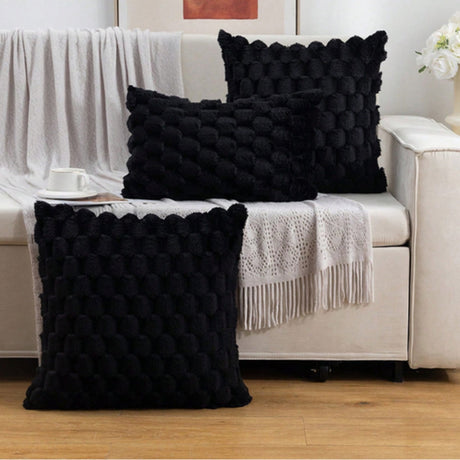 Mysigt Luxe Marshmallow kuddfodral – mjuk, plysch och elegant touch MILA Sverige