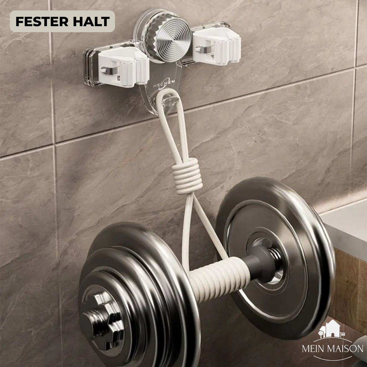 Carvallo | GripMates – Säker hållning för kvastar & mopp utan borrning Carvallo