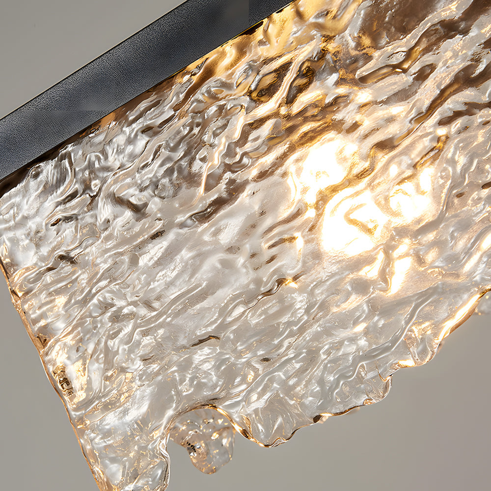 1/2-Ljus Glas 3-Stegs Dimbara Krona Lampa Matrum Belysning Carvallo