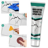 Carvallo – Reparationssats för keramiska sprickor med vattentät pasta och hållbar ytfinish Carvallo