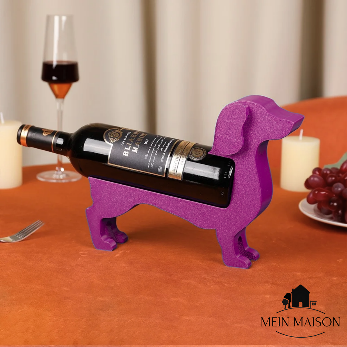 Carvallo Dachshund CorkHound | Originellt design | Stabil & Dekorativ | För 375–500 ml Carvallo