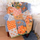 Rostryckt badhandduk sommar Carvallo