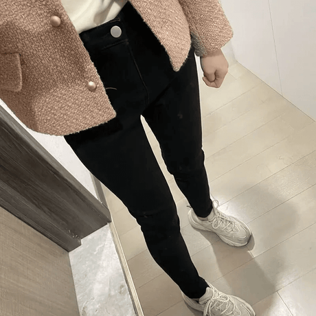 Varma Fodrade Jeans-Personligt-BB-Hemnix