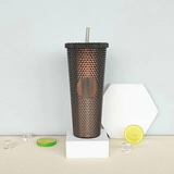 Återanvändbar Mugg med Sugrör 710ml-Personligt-BB-Svart-Hemnix