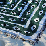 Cotton Snake Labyrinth Pläd – Vändbar Design Carvallo