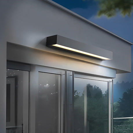 Vägglampa Modern Svart Vattentät Utomhuslampa Carvallo