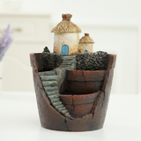 Sukulent Dekorationsblomkruka för Mini-Trädgård – Bonsai Planteringskruka för Mikrolandskap och Trädgård Carvallo