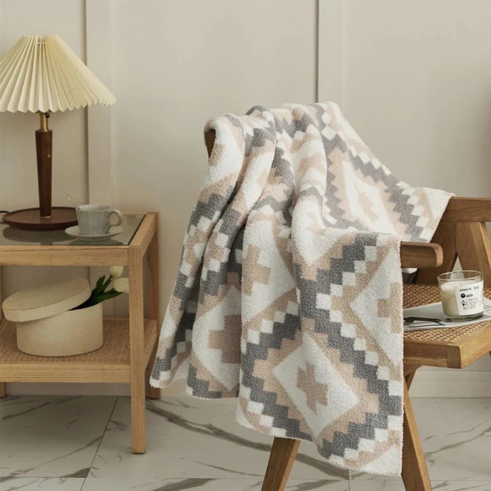 Sierra Peaks Stickad Filt Carvallo