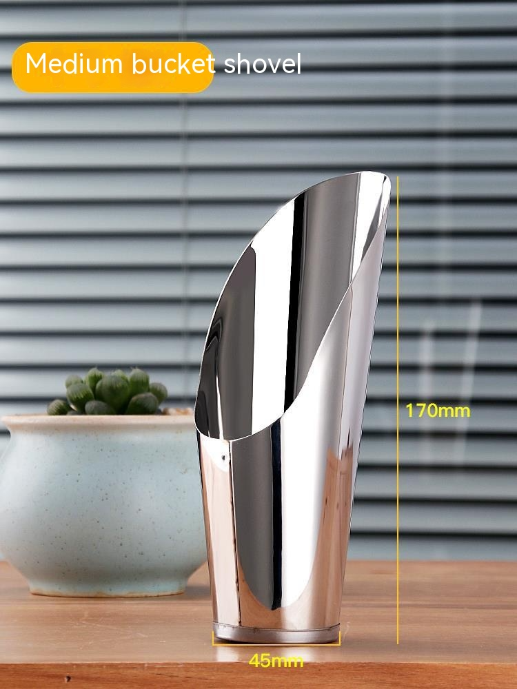 Rostfritt stålspade för blomjord – Robust planteringsspade för trädgård och balkong Carvallo