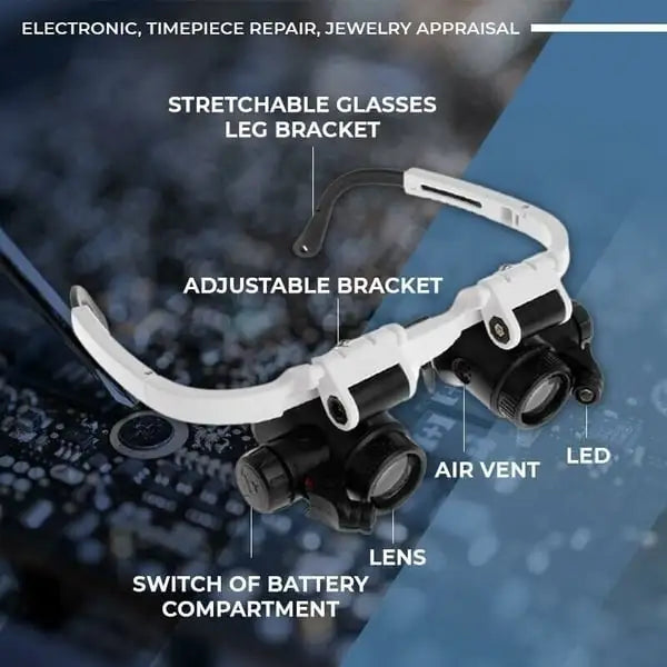 Carvallo - LED-luppglasögon Carvallo