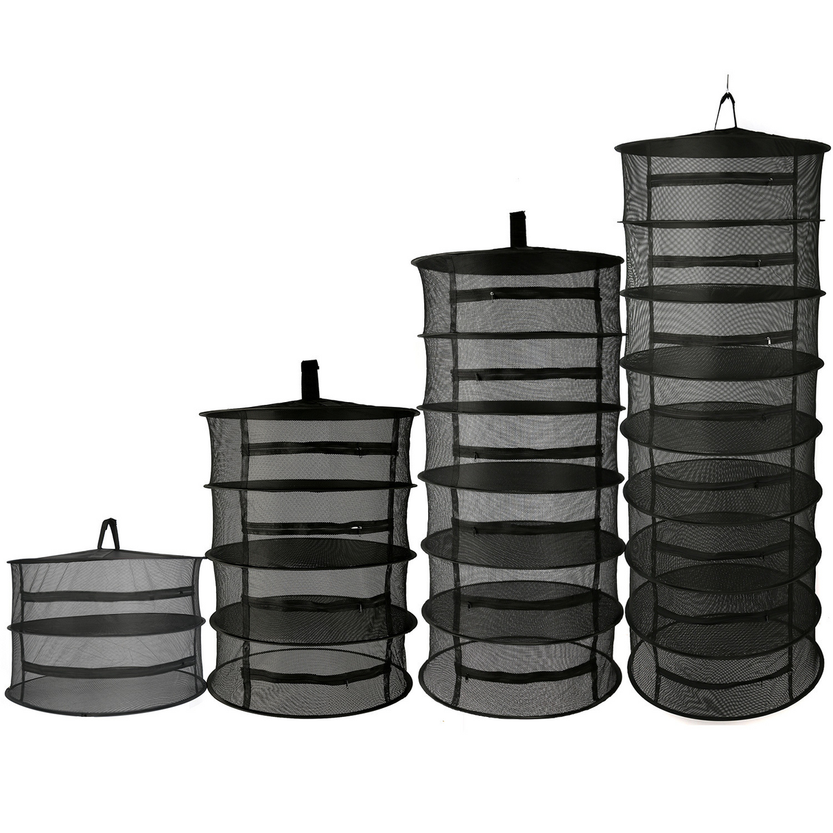 Fällbar torkställning för frukt, grönsaker och örter – Flerlagers nätställ för snabb torkningsprocess Carvallo