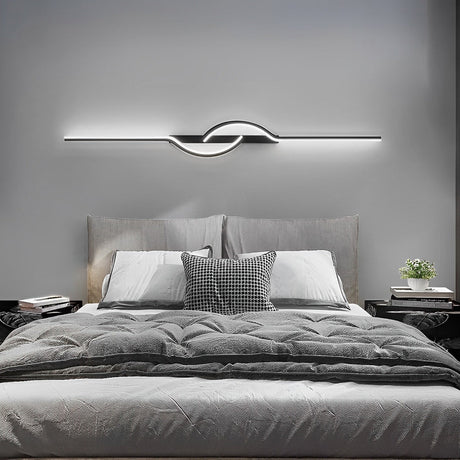 Vägglampa Modern Svart Aluminium LED Armatur Carvallo