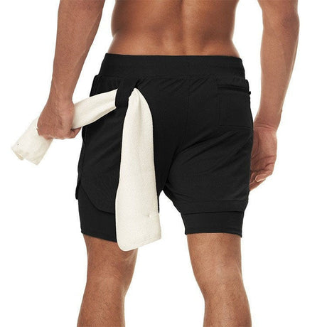Träningsshorts med Innerbyxa för män-Personligt-BB-7-S-Hemnix